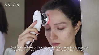 How to use ANLAN EMS LED Light Therapy?