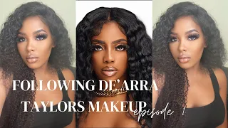 I Tried Following De’arra Taylor’s Easy Makeup Routine