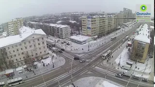 Авария на перекрестке ул. Чичканова и ул. Советской // 30 января 2019 в 10:05