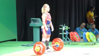 Lidia Valentin Perez Women 75 kg Clean and Jerk 138 kg