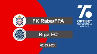 FK Raba/FPA - Riga FC [Optibet telpu futbola virslīga 23/24 Highlights]