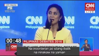 CNN PiliPinas Leni vs Sen Bongbong on Ill-Gotten Wealth