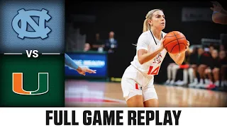 North Carolina vs. Miami Full Game Replay | 2022-23 ACC Women’s Basketball