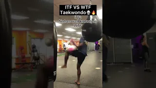 ITF vs WTF Taekwondo #shorts