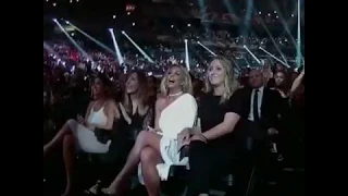 Britney watching Rihanna Perform 2016 VMAs