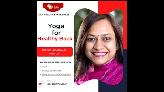 IAA Health & Wellness - Yoga for a Healthy Back - Richie Agarwal PRM 26