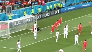 Harry Kane BRACE GOALL!! England vs Tunisia 2-1 Fifa Worldcup Russia 2018
