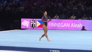 Aleah Finnegan Floor - 2023 World Championships Qualifications