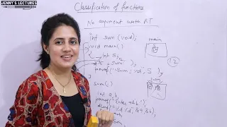 C_89 Functions in C - part 6 | Function Without Argument With Return Type