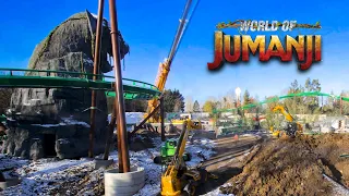 World of Jumanji Construction Time-lapse - Chessington World of Adventures