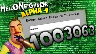 SECRET ACCESS CODE DISCOVERED IN HELLO NEIGHBOR ALPHA 4?! - Hello Neighbor Alpha 4 Game