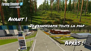 Farming Simulator 22 - Énorme Extension De La Ville Industrielle !!! Time-lapse !!!