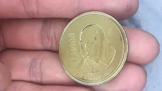 1000 $ Pesos Mexico polishing メキシコのコイン  磨いてみた migakikun # 52