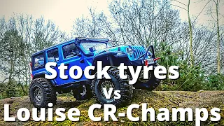 TYRE TEST: Absima Sherpa stock tyres vs Louise CR Champs