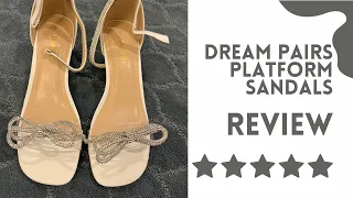 Review of Dream Pairs Girls Dressy Rhinestone Heels