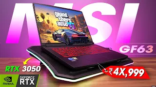 🔥RTX 3050 🔥Gaming Laptop Under Rs.50,000 Only | MSI GF63 Thin | msi gf63 thin rtx 3050 review