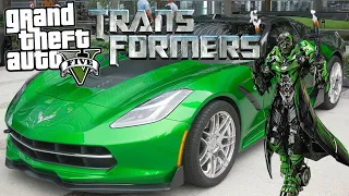 TRANSFORMERS 4 DANS GTA5 : AVOIR LA CHEVROLET CORVETTE C7 DE CROSSHAIRS- Mrjksaw