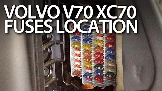 Volvo V70 XC70 fuses and relays location