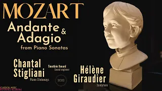 Mozart - Complete Andante & Adagio from Piano Sonatas (reference recording: Chantal Stigliani)
