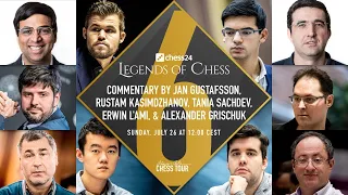 $150,000 chess24 Legends of Chess | Day 6 | Ding - Carlsen, Gelfand - Kramnik, Anand - Nepo & more