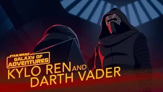 Kylo Ren and Darth Vader - A Legacy of Power | Star Wars Galaxy of Adventures