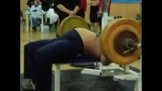 Андрей Гальцов жим лежа 125 кг на 35 раз / Andrey Galtsov Benchpressing 125kg x 35