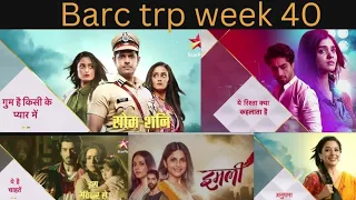Star plus all shows barc trp report of week 40 Barc trp of this week