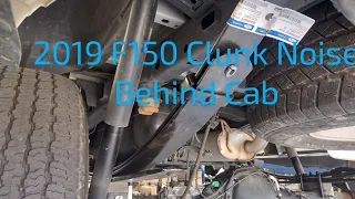 2019 Ford F150 Clunk/Rattle Behind Cab.  Check This Part.