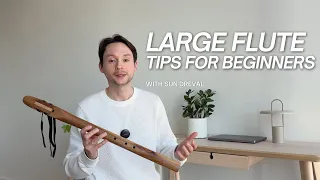 How to Play a LARGE Native Flute (Even with Small Hands)
