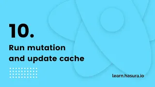 Run mutation and update cache | GraphQL React Native Apollo Tutorial (10/22)