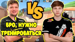 S1MPLE ПОКАЗАЛ M0NESY КАК НУЖНО СТРЕЛЯТЬ C AWP НА FPL | S1MPLE VS M0NESY НА FPL