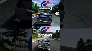 Gran Turismo 3 vs Gran Turismo 4 | Ford Falcon XR8 #shorts