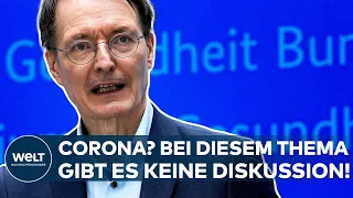 KARL LAUTERBACH: Corona-Isolationspflicht? Da bleibt der Gesundheitsminister hart I WELT Dokument