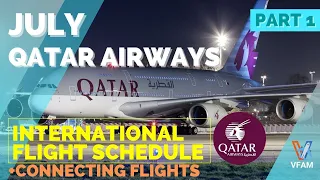 🛑JULY 2021: Flights & Connecting Flights via Qatar Airways | International Flight Calendar to/frm PH