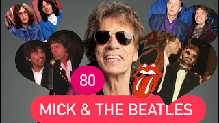 O longo relacionamento dos Beatles com os Stones