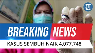 BREAKING NEWS Update Corona Indonesia 20 Oktober 2021: Kasus Sembuh Makin Naik Jadi 4.077.748