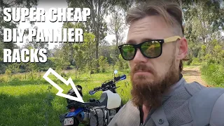 MAKE YOUR OWN RACKS FOR CHEAP - DR650 PANNIER RACKS BUILD.