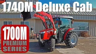 Massey Ferguson 1740M eHydro, Deluxe Cab, Premier Compact Tractor