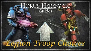 Marine Troops Choices And the Value of a Pistol - Horus Heresy 2.0 - Age Of Darkness