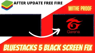 Bluestacks5 Free Fire Black Screen Fix | Bluestacks 5 Free Fire Blacks Screen Fix After OB30 Update🔥