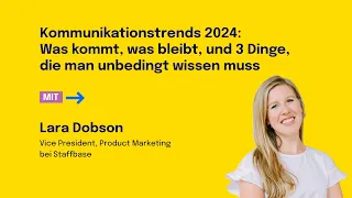 Lara Dobson: Kommunikationstrends 2024 | VOICES Berlin 2024