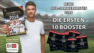 REWE DFB-Sammelkarten 2018 - Die ersten 10 Booster!