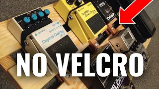 My home-made velcro-free pedalboard