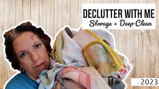 Declutter With Me || 2023 Edition || Kitchen Storage and Deep Clean ||