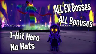 All Death Wish Bosses, but even harder (A Hat in Time) [ALL Bonuses, 1-Hit Hero, No Hats, post-nerf]