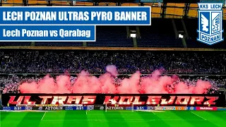 Lech Poznan Ultras Pyro in The UCL Qualification || Lech Poznan vs Qarabag (05.07.2022)