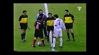 Real Madrid 4 - Rayo Vallecano 0. Copa del Rey 2001/02.