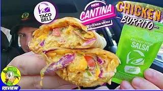 Taco Bell® CANTINA CHICKEN BURRITO Review 🌮🔔🐔🌯 NEW Menu! 😋 Peep THIS Out! 🕵️‍♂️