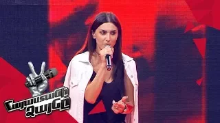 Marine Margaryan sings 'Wrecking Ball' - Blind Auditions - The Voice of Armenia - Season 4