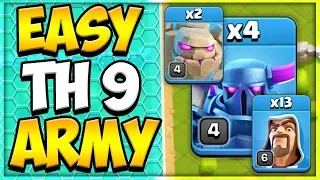 Best TH 9 GoWiPe Attack Strategy | TH 9 Farming and Clan War Attack Strategy | Clash of Clans